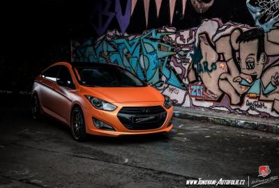 Hyundai i40 electric orange mat