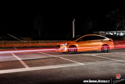 Hyundai i40 electric orange mat