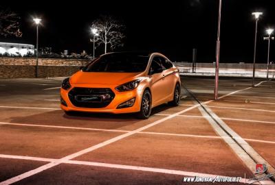 Hyundai i40 electric orange mat
