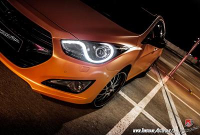 Hyundai i40 electric orange mat