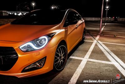 Hyundai i40 electric orange mat