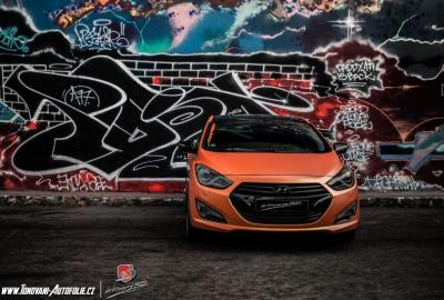 Hyundai i40 electric orange mat