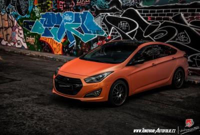 Hyundai i40 electric orange mat