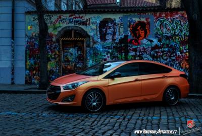 Hyundai i40 electric orange mat