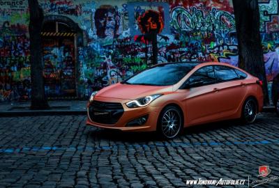 Hyundai i40 electric orange mat