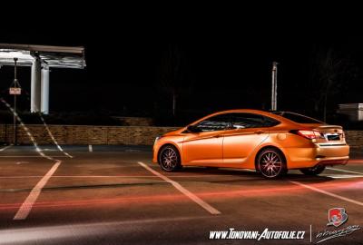 Hyundai i40 electric orange mat
